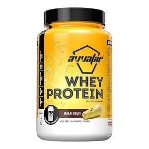 avvatar Whey Protein | 1Kg | Unflavoured | 27g Protein | 29 Servings | Isolate & Concentrate Blend